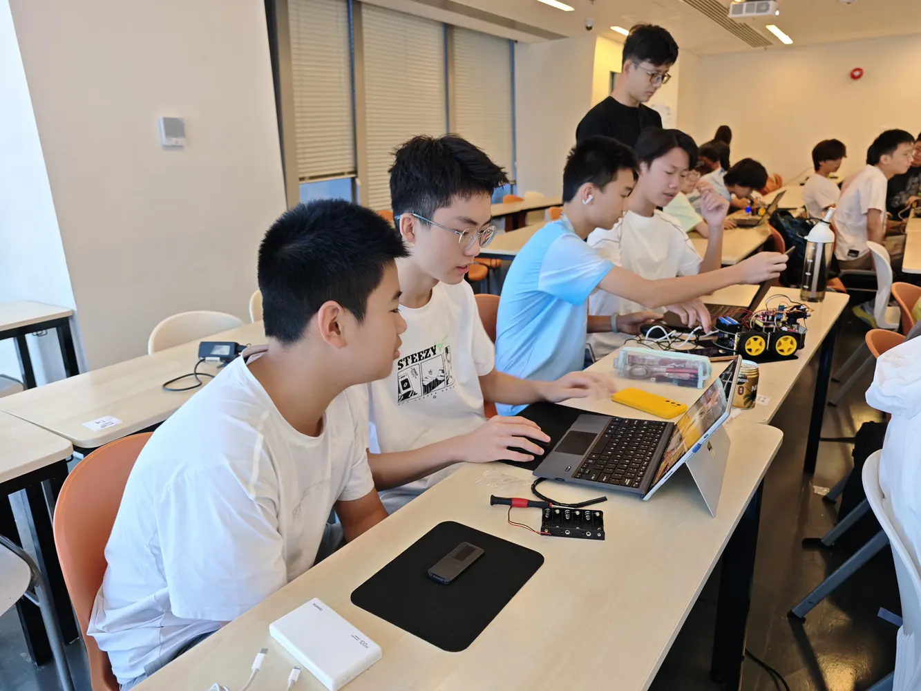Team programming the smart car