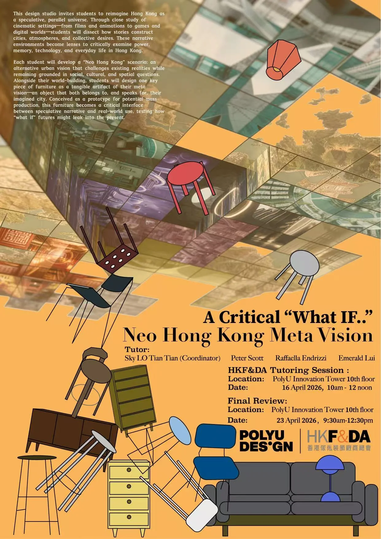 Neo Hong Kong Meta Vision tutoring session and final review poster