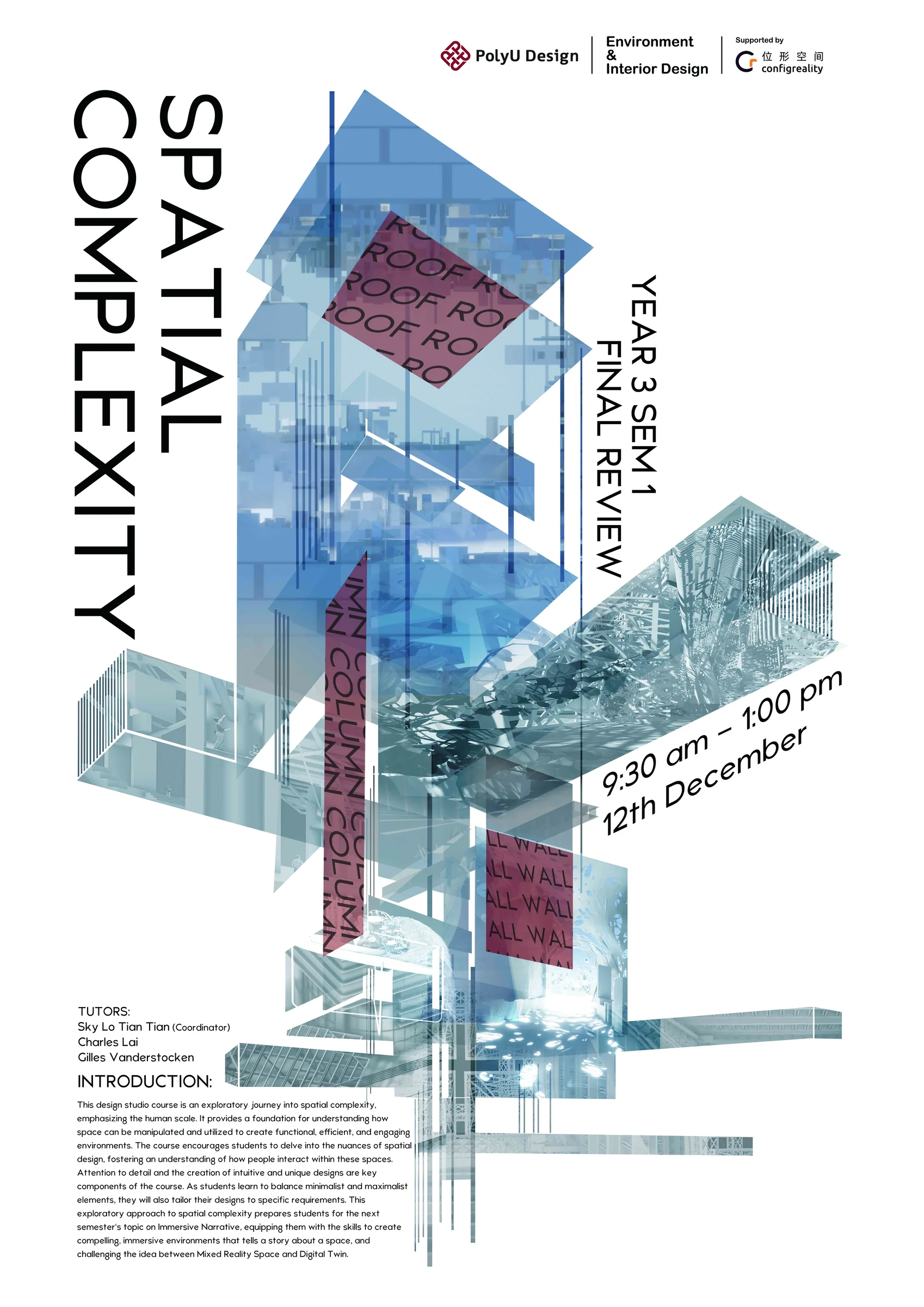 Spatial Complexity Year 3 Semester 1 Final Review course poster